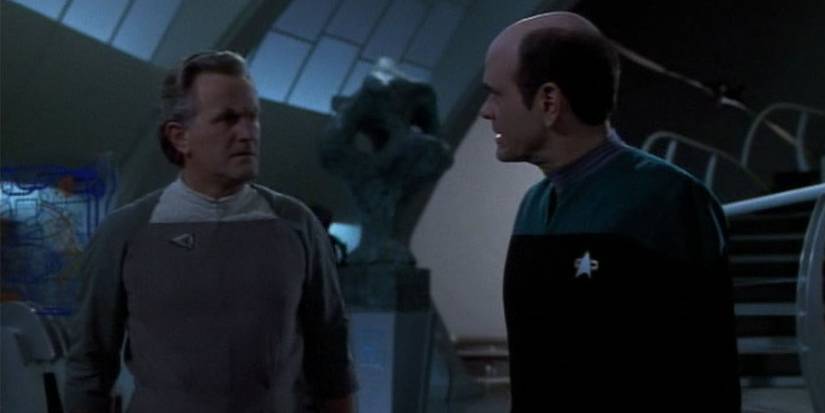 The Doctor is reactivated by Quarren in the Star Trek: Voyager episode "Living Witness"