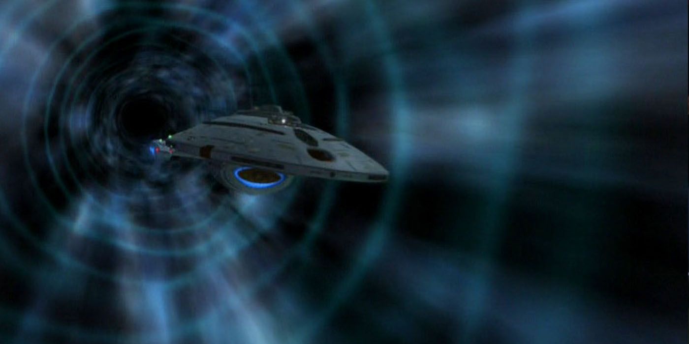 Voyager no Quantum Slipstream em "Timeless"