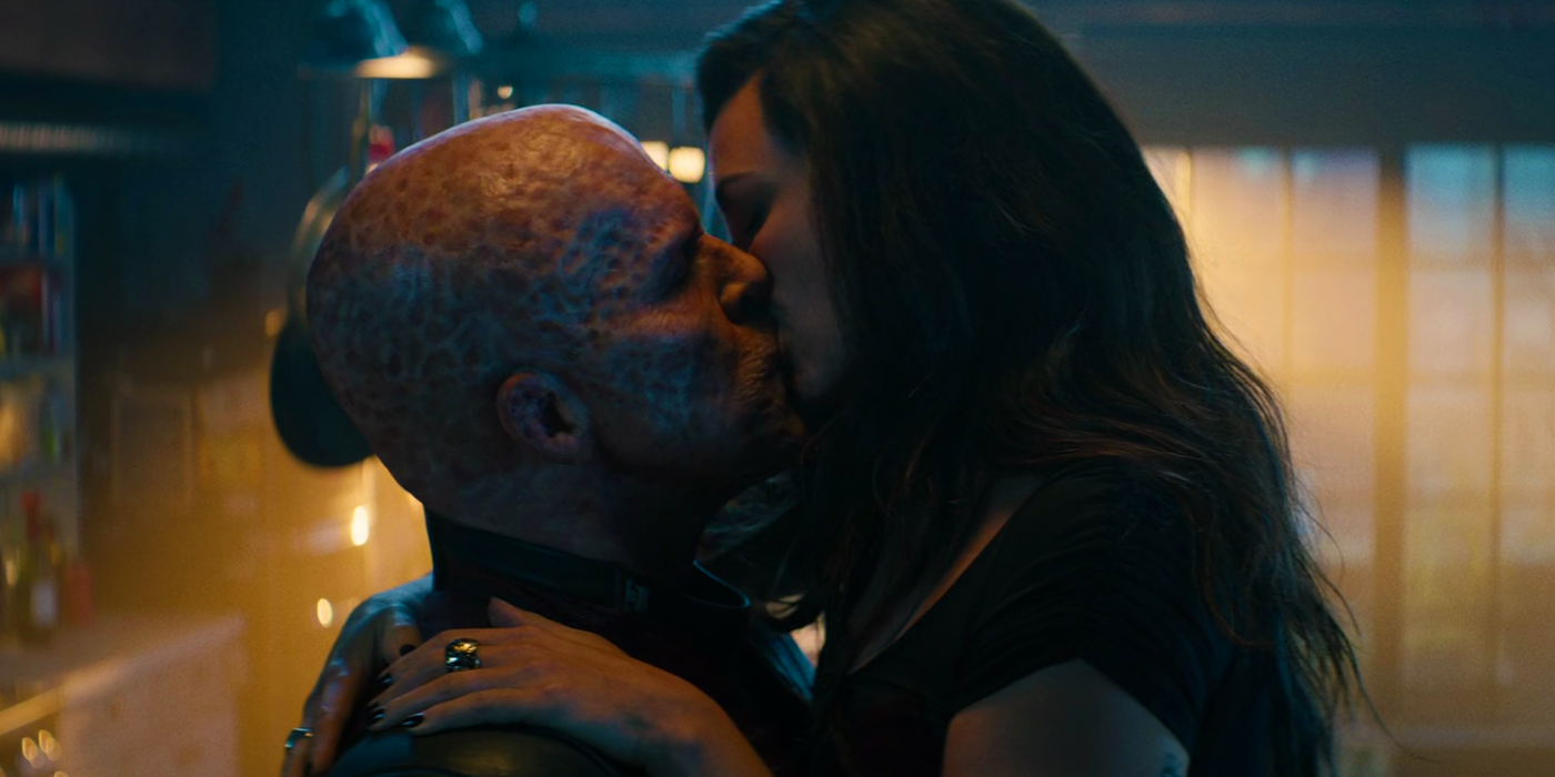 Wade Wilson and Vanessa in Deadpool 2