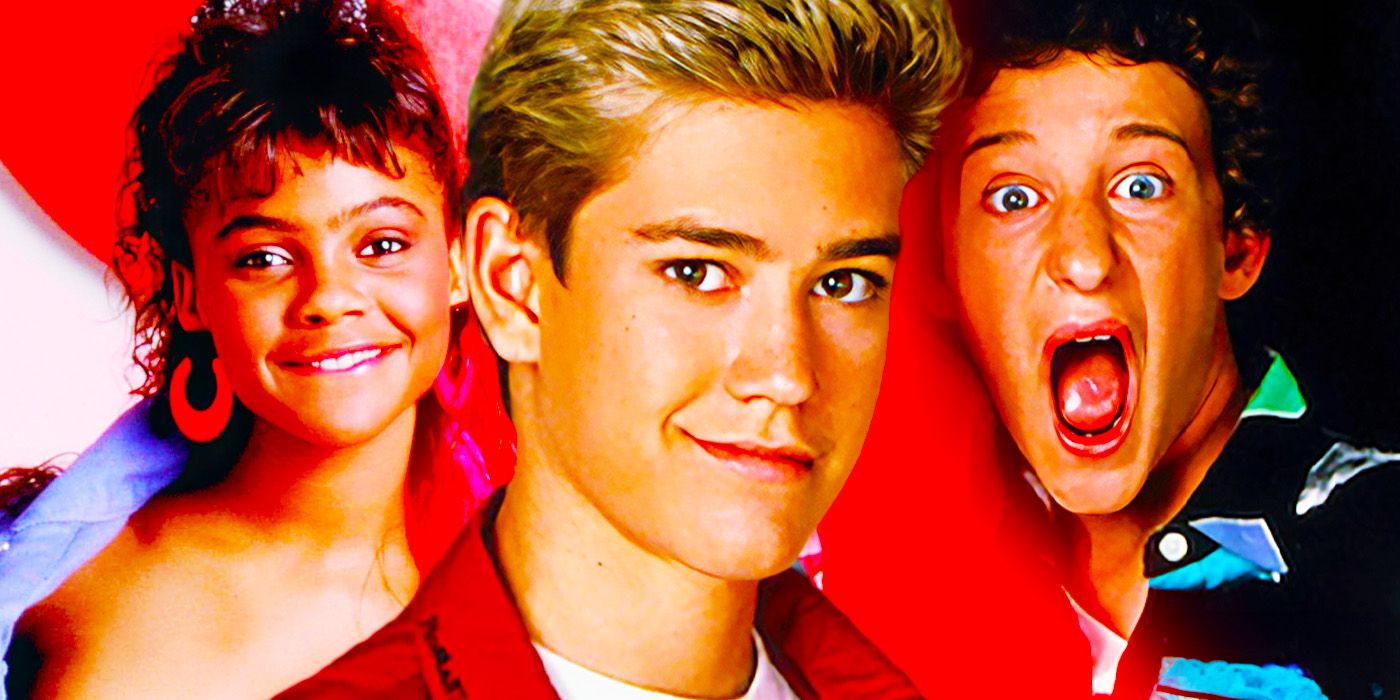 Three characters from Saved By The Bell