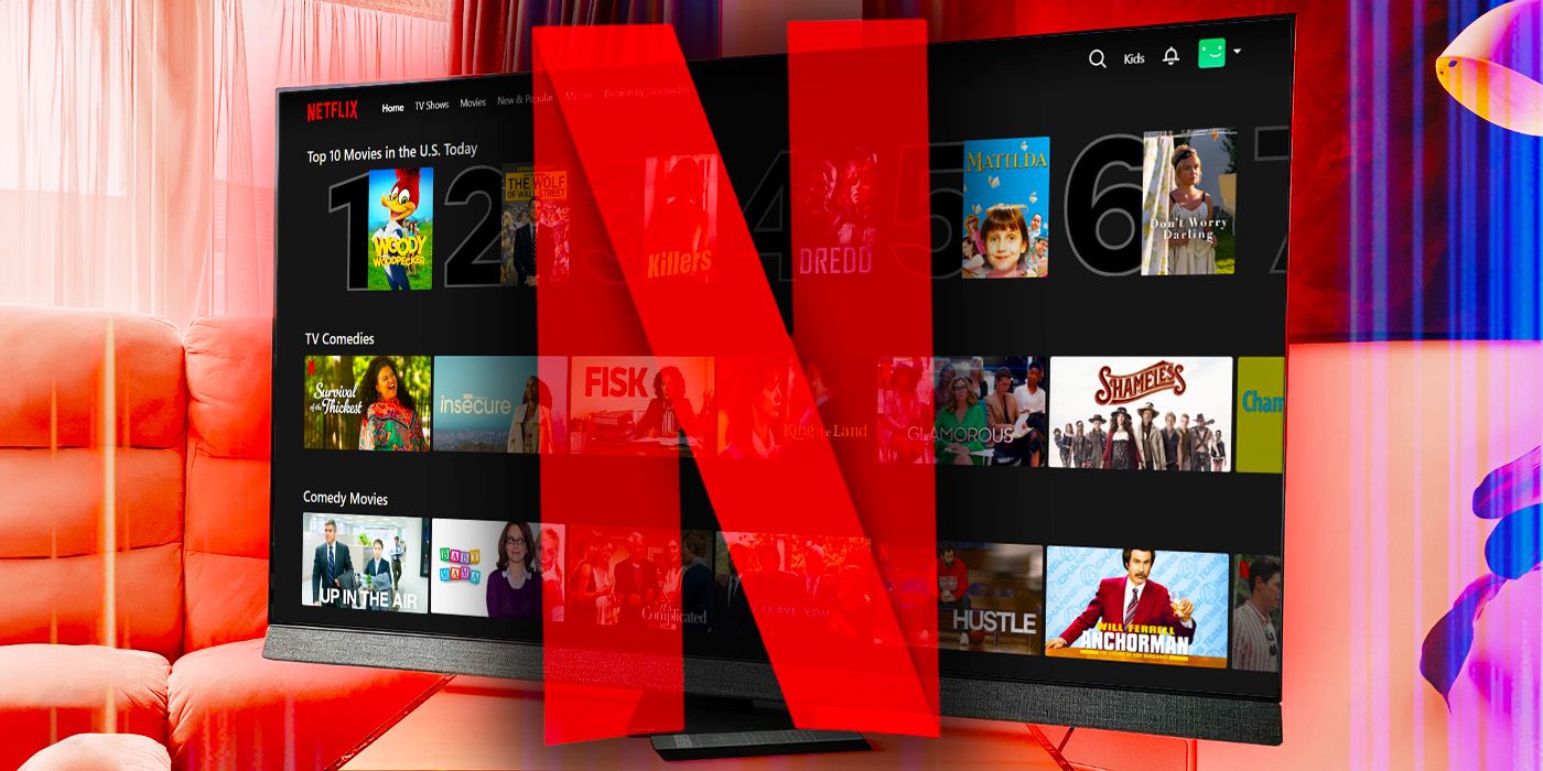 A television screen of Netflix's interface.