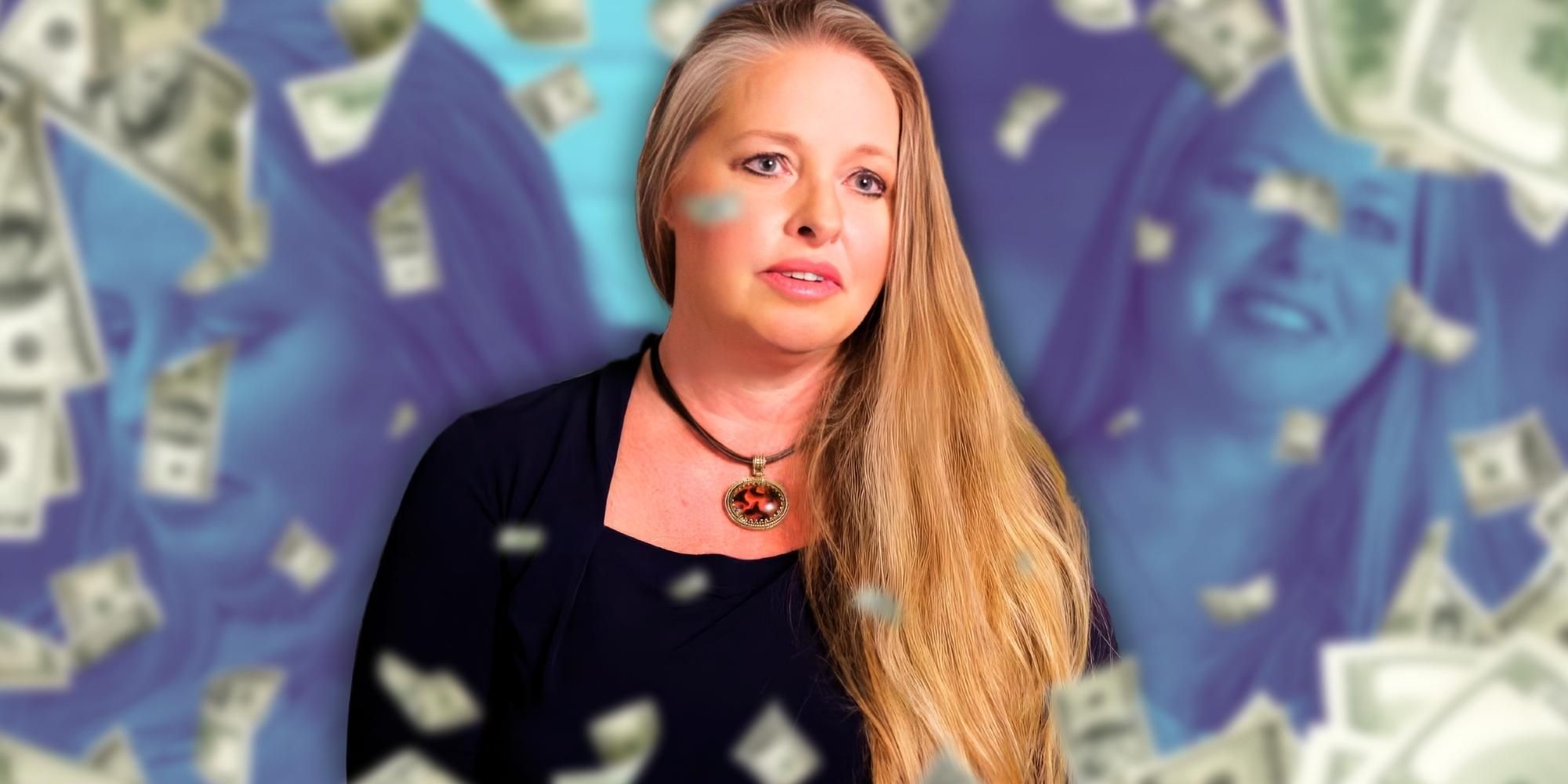 Welcome To Plathville&rsquo;s Kim Plath with money everywhere