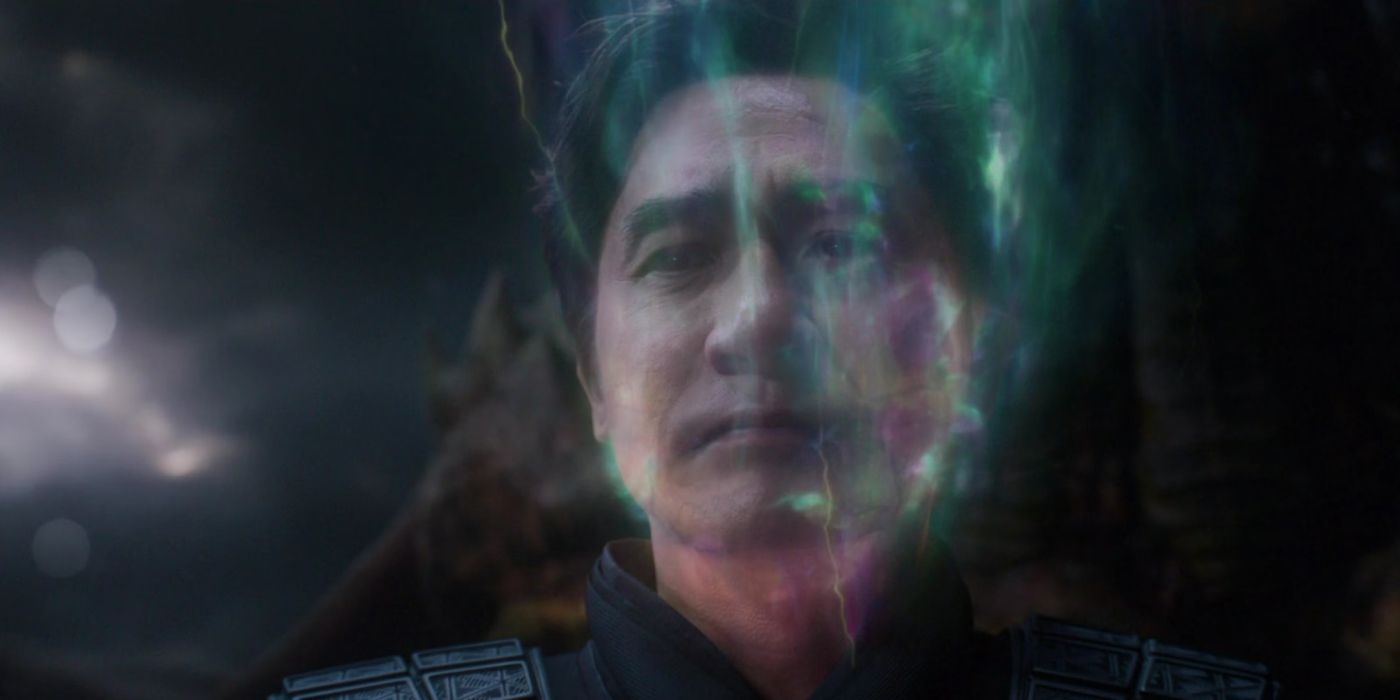 Tony Leung as Wenwu dying in Shang-Chi and the Legend of the Ten Rings