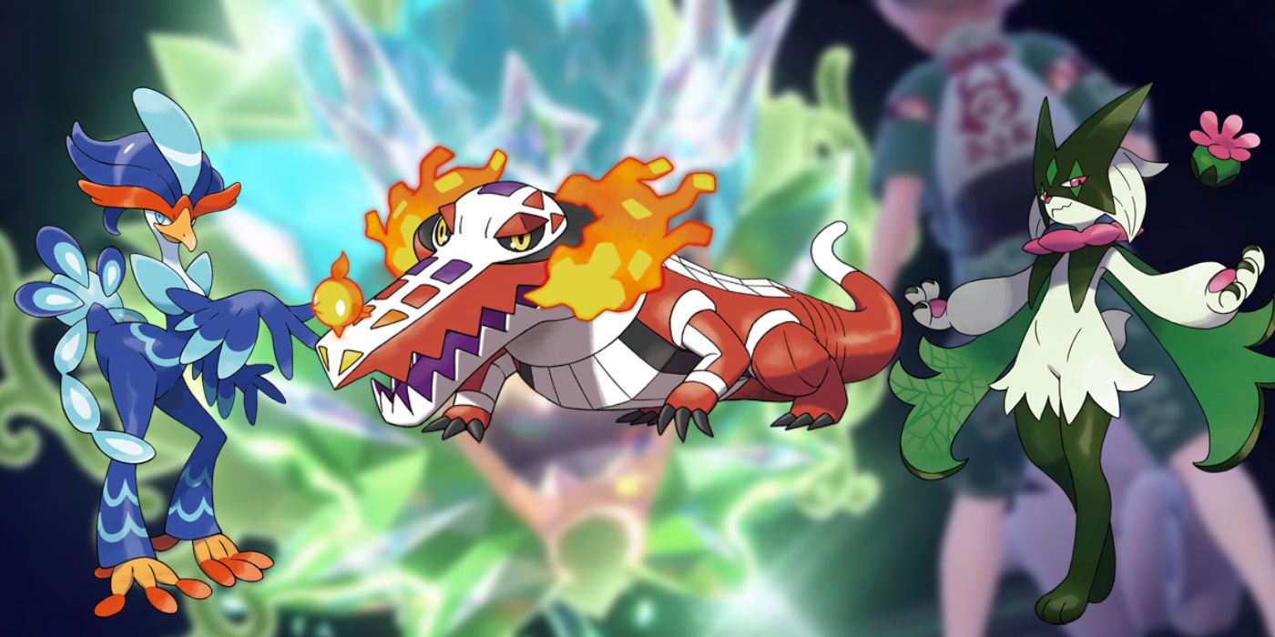 Every starter Pokemon is in the Scarlet and Violet DLC