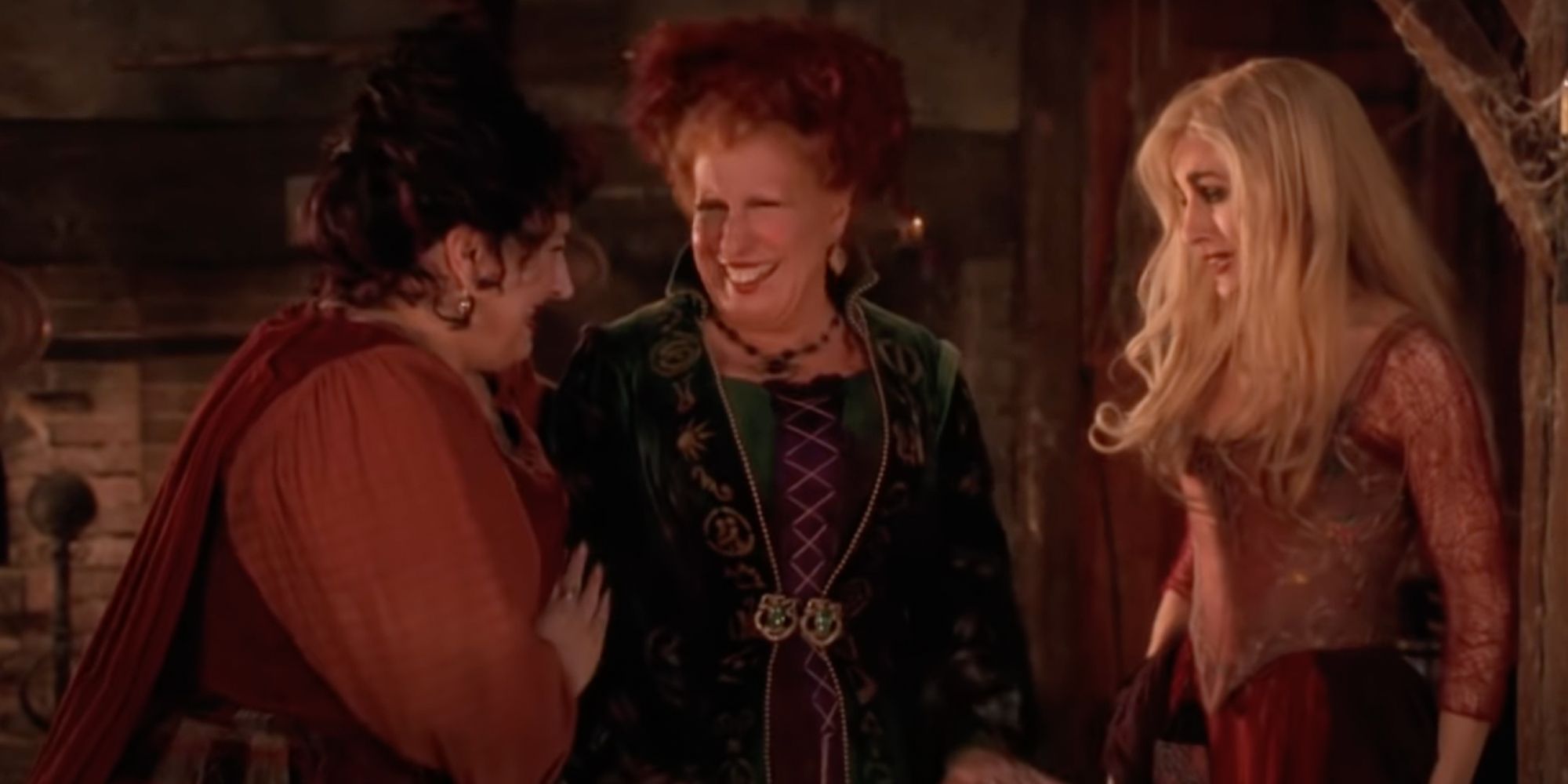 Winifred crying to Mary and Sarah in Hocus Pocus
