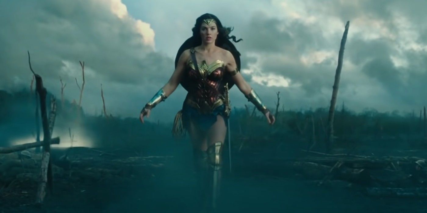 Wonder Woman traverse le no man's land dans Wonder Woman