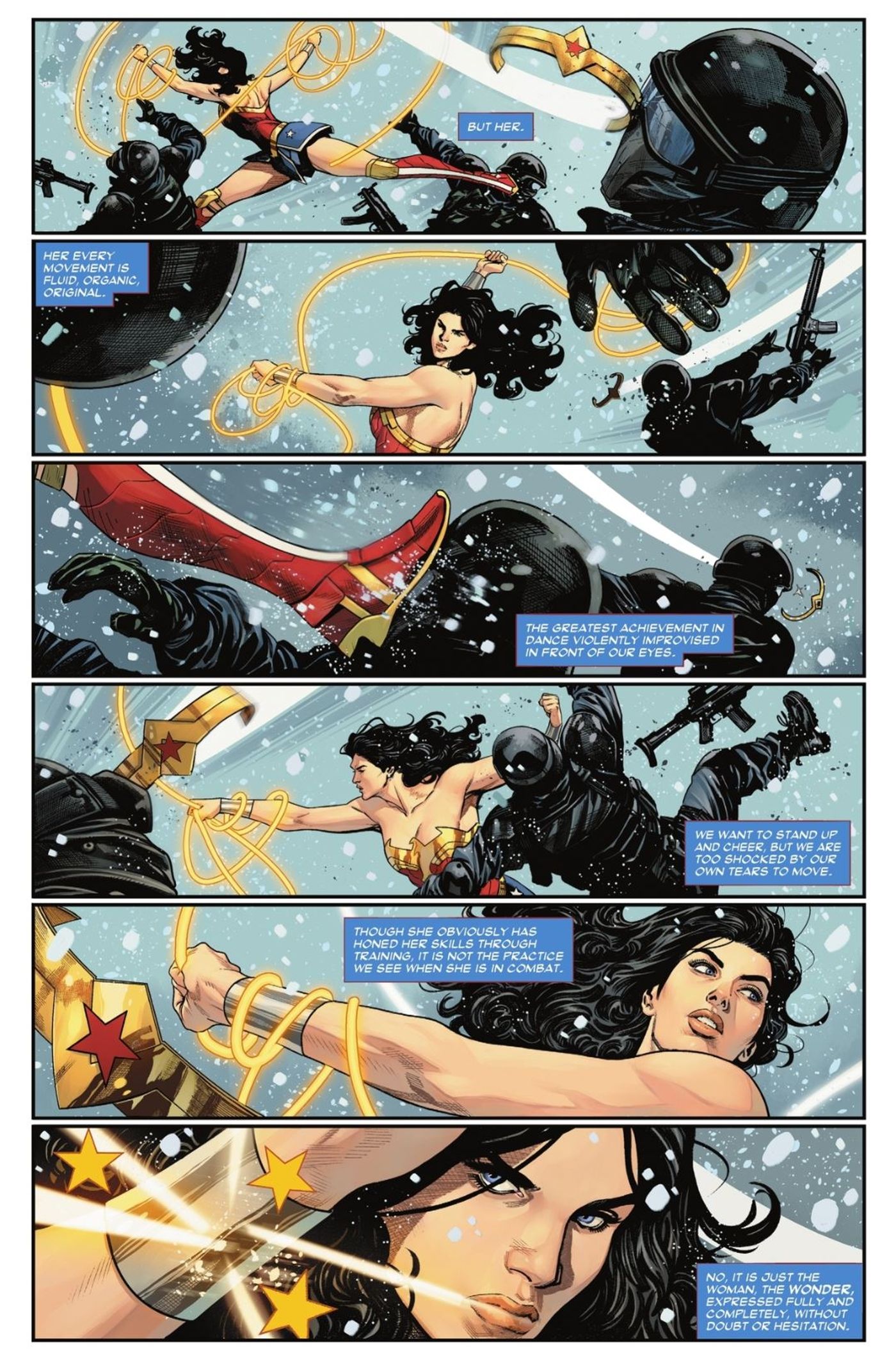 Wonder Woman Fights AXE Squad DC
