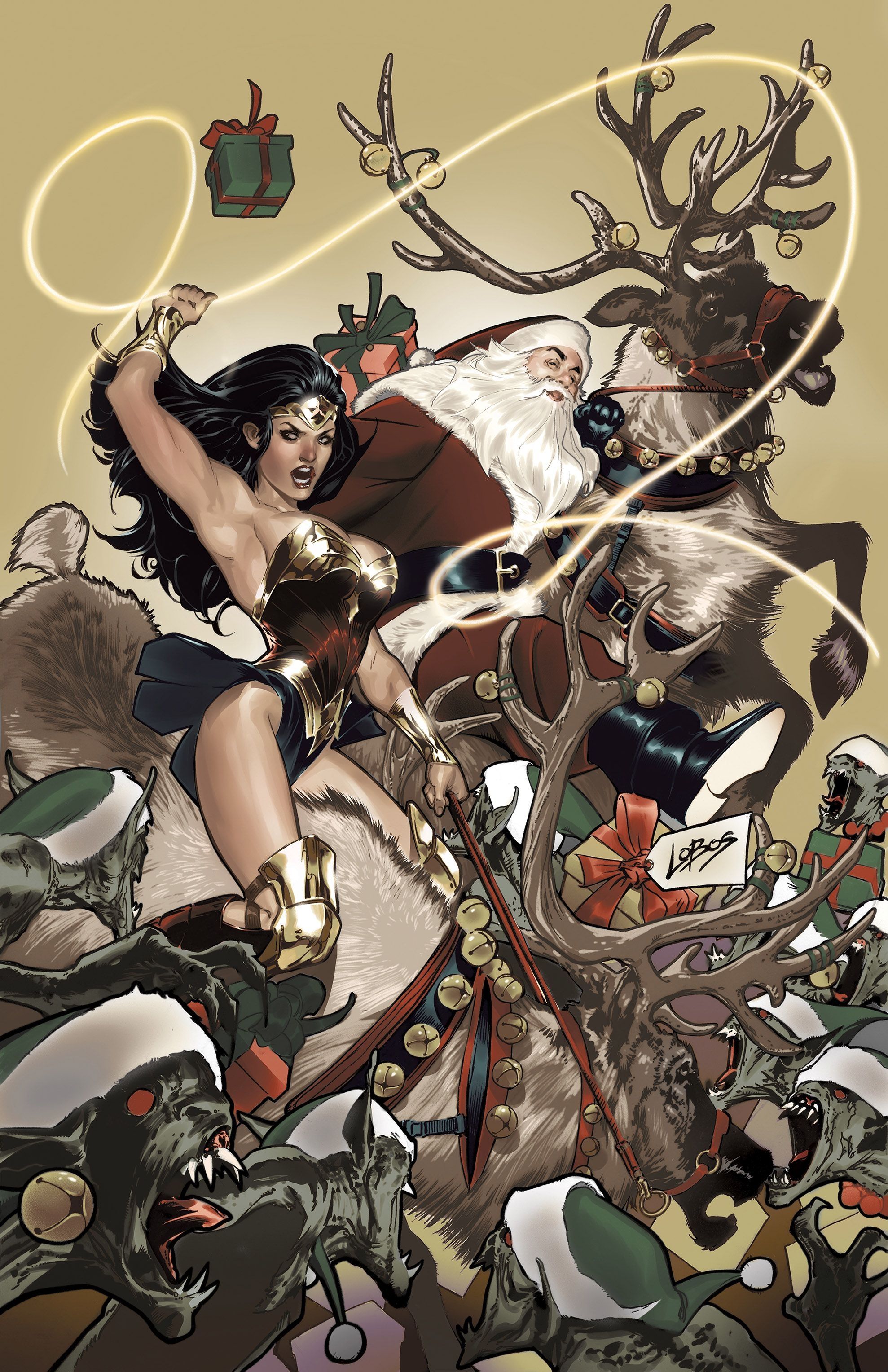 The Justice Leagues Greatest Covers Get A Hilarious Holiday Twist 6186