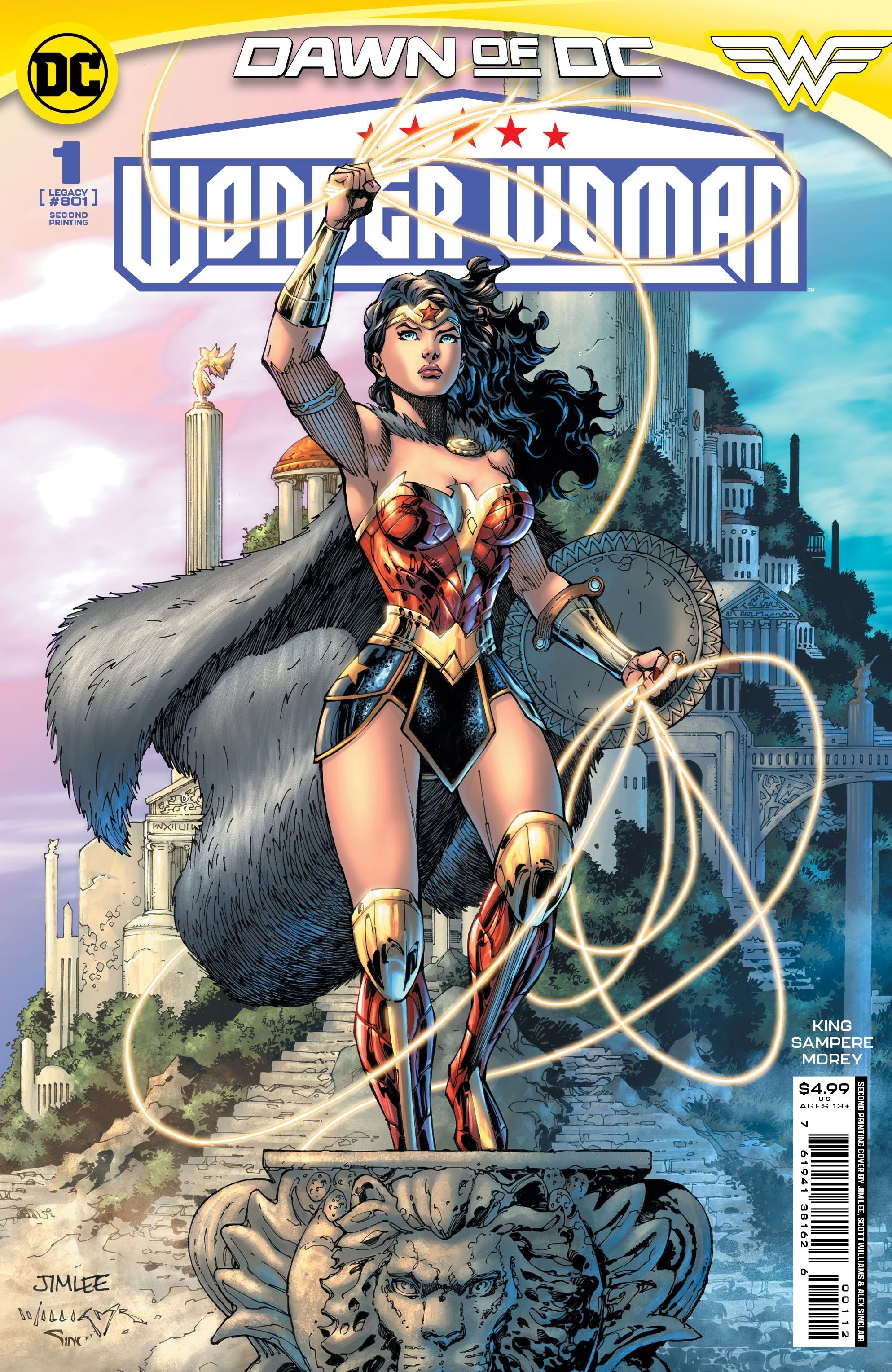 After Batman & Superman, Jim Lee’s Wonder Woman Cover Finally Completes His DC Trinity