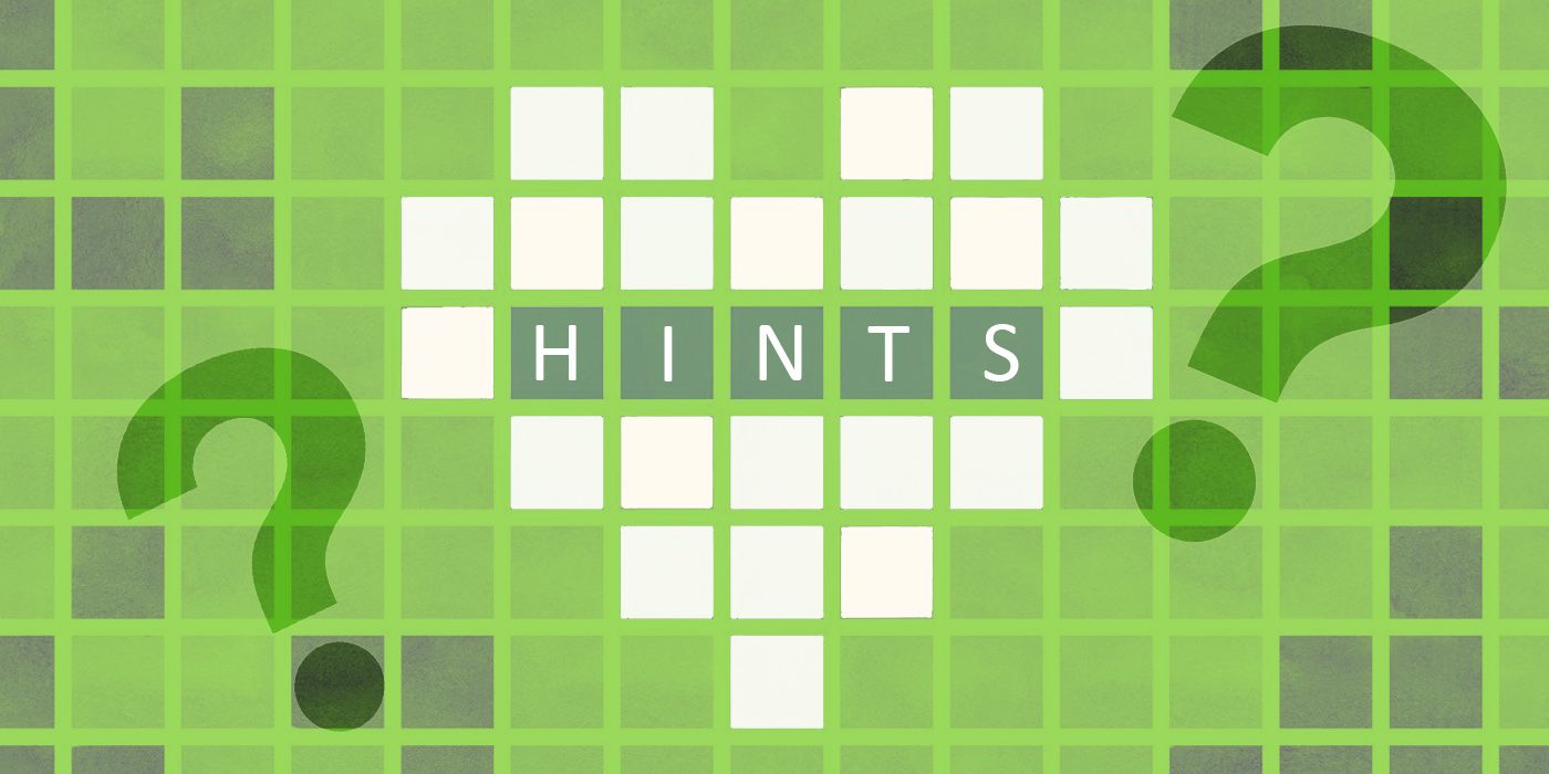 Astuces Wordle avec des points d'interrogation autour d'une grille