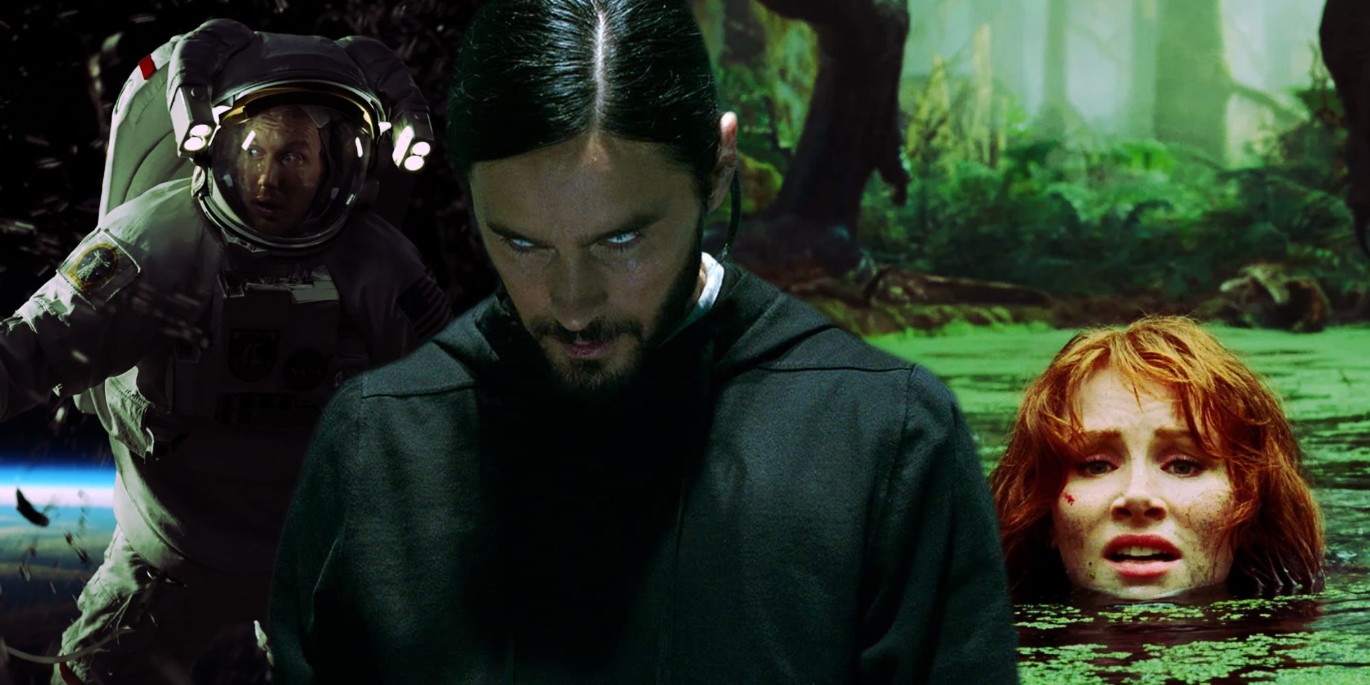 A composite image of the worst movies of 2022