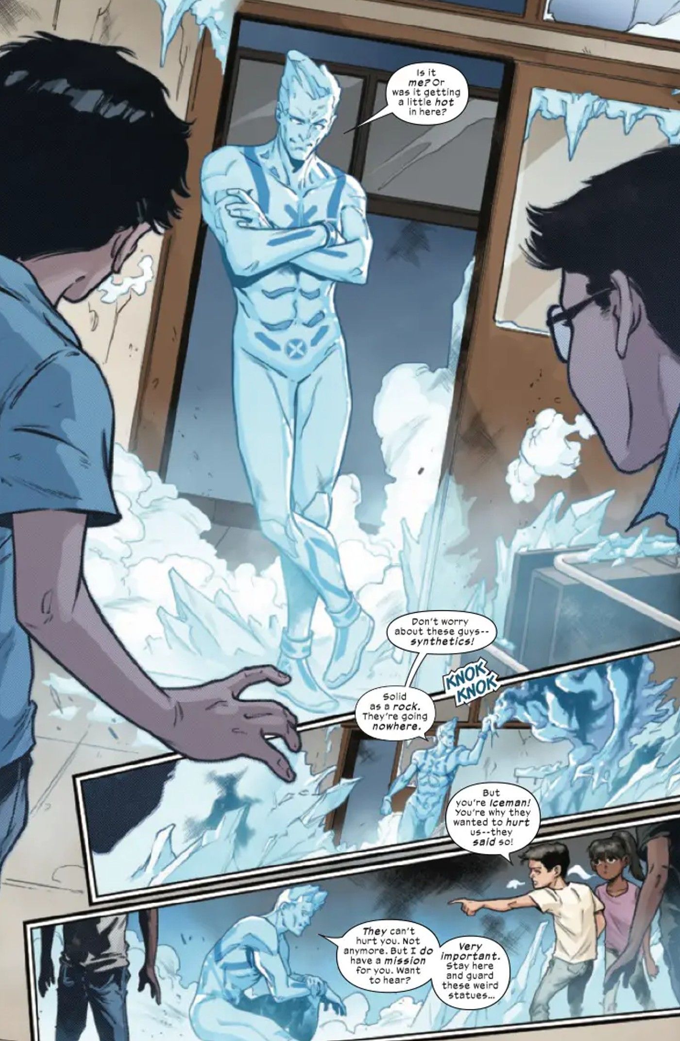 x-men astonishing iceman 2 preview page 2