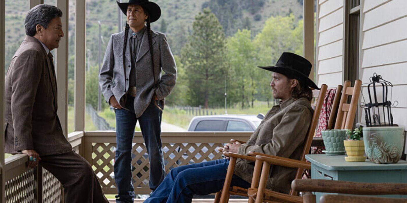 Gil Birmingham de Yellowstone habla sobre la parte B de la temporada 5, la "hermosa historia" de Rainwater y Kayce y su posible spin-off