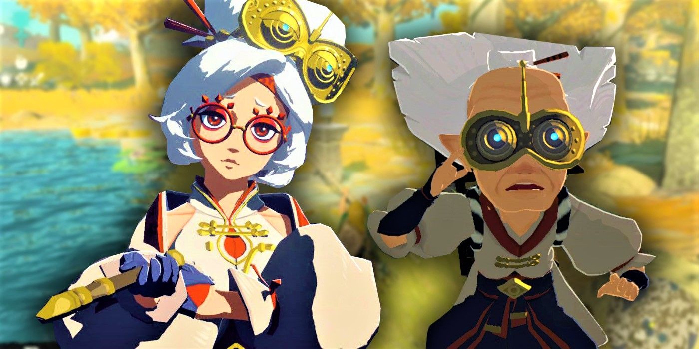 Purah and Robbie as seen in The Legend of Zelda: Tears of the Kingdom.