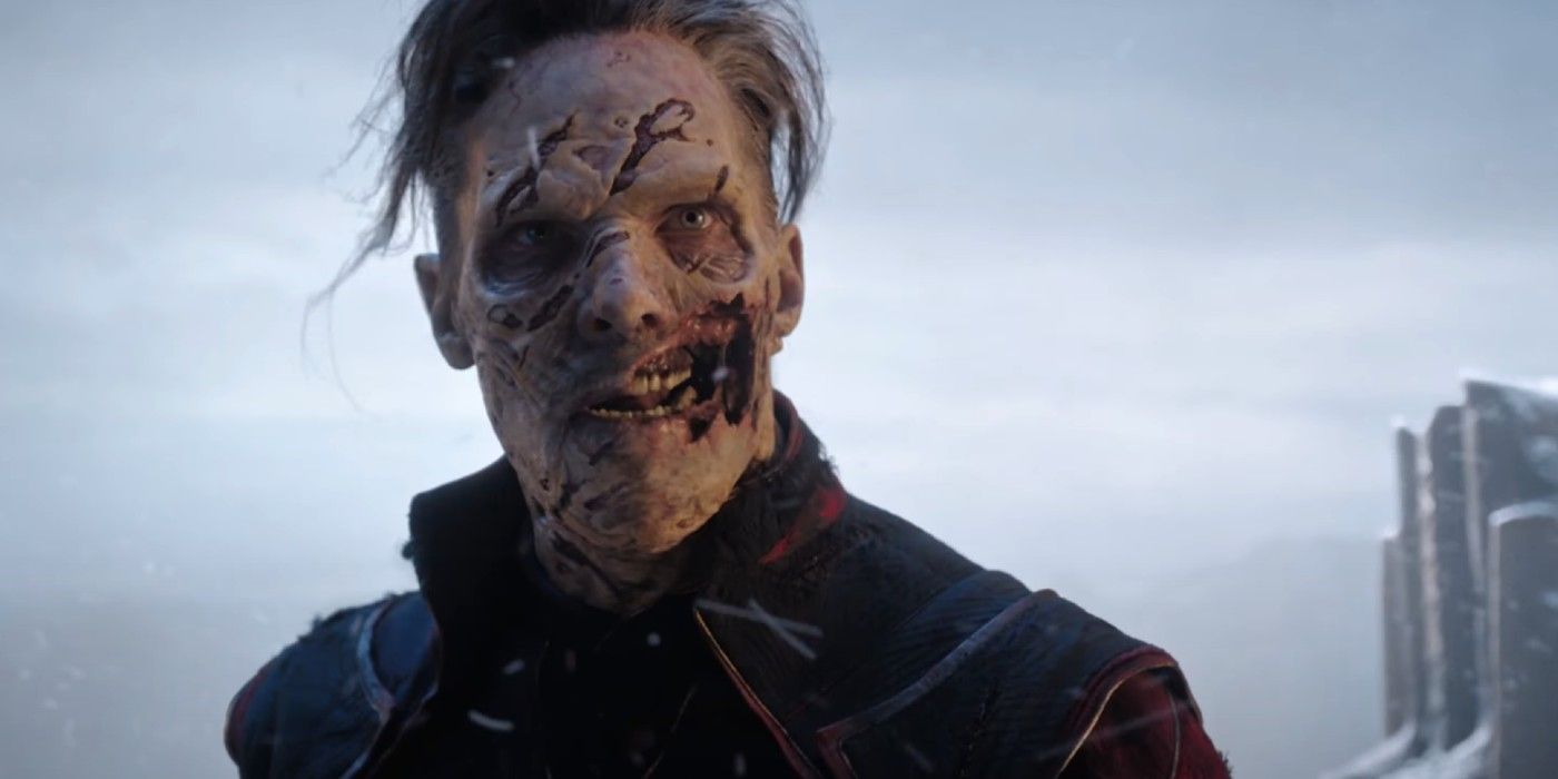 Zombie Doctor Strange in Multiverse of Madness