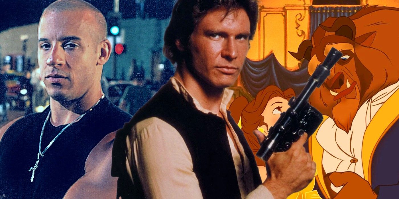 Custom image of The Fast and the Furious, Han Solo and Beauty and the Beast