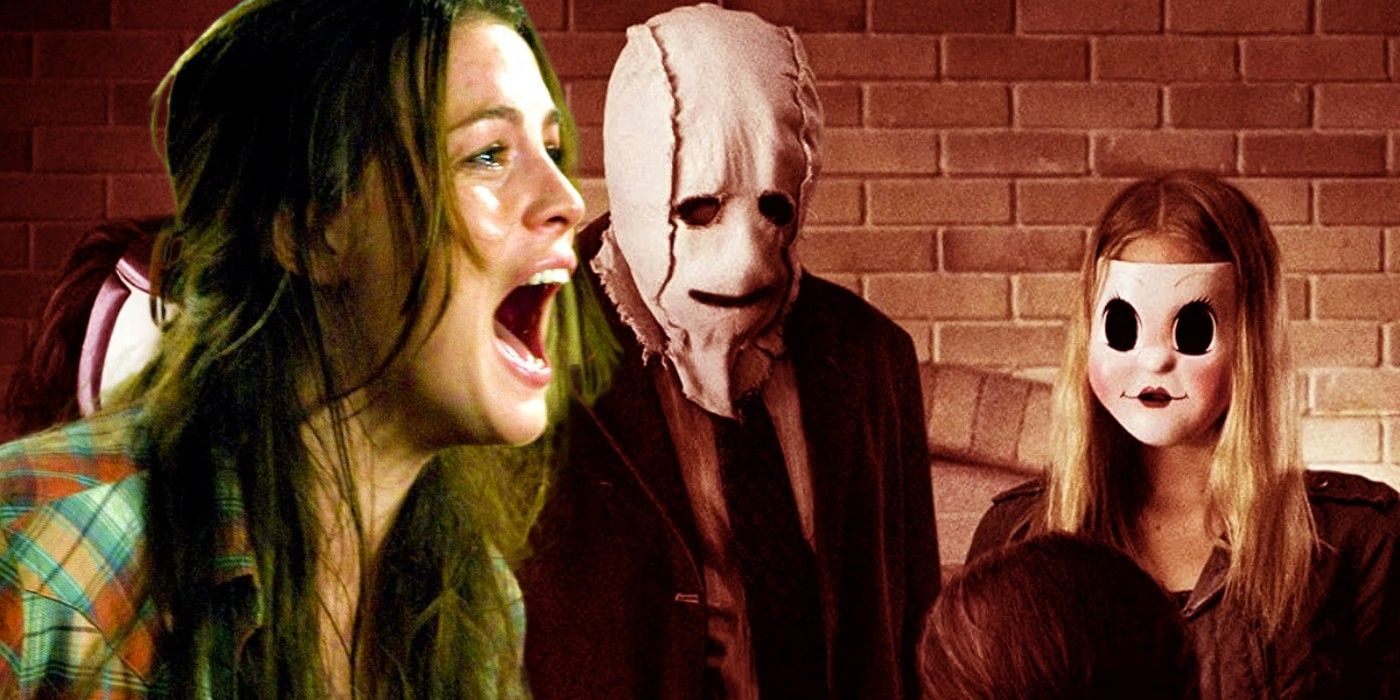 Custom image of Liv Tyler screaming and masked killers in The Strangers