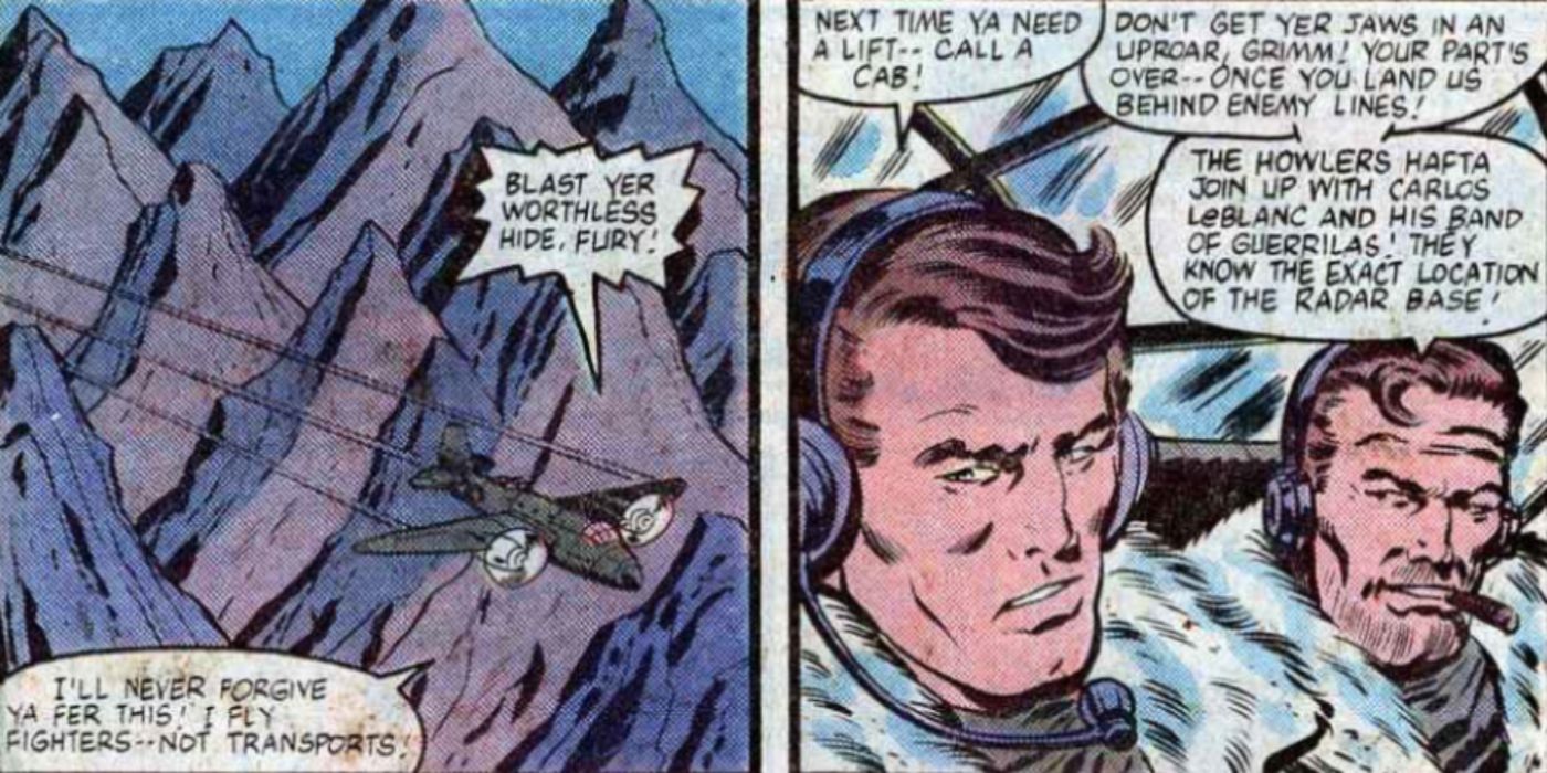 Ben Grimm fighter pilot.