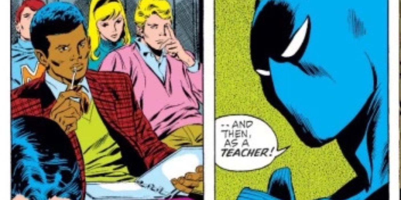 Black Panther as a teacher.