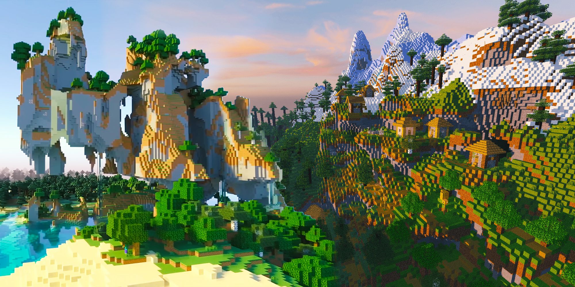 Minecraft Worlds Generated from Seeds that Might be Best for Survival Mode