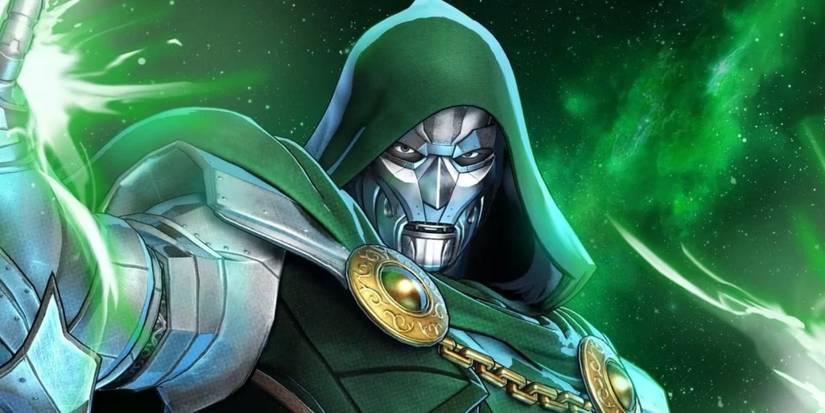 Doctor Doom graphic design.