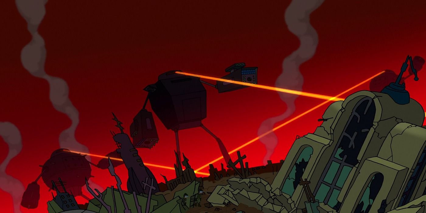 A dystopian future as depicted in Futurama episode &ldquo;The Late Philip J. Fry&rdquo;