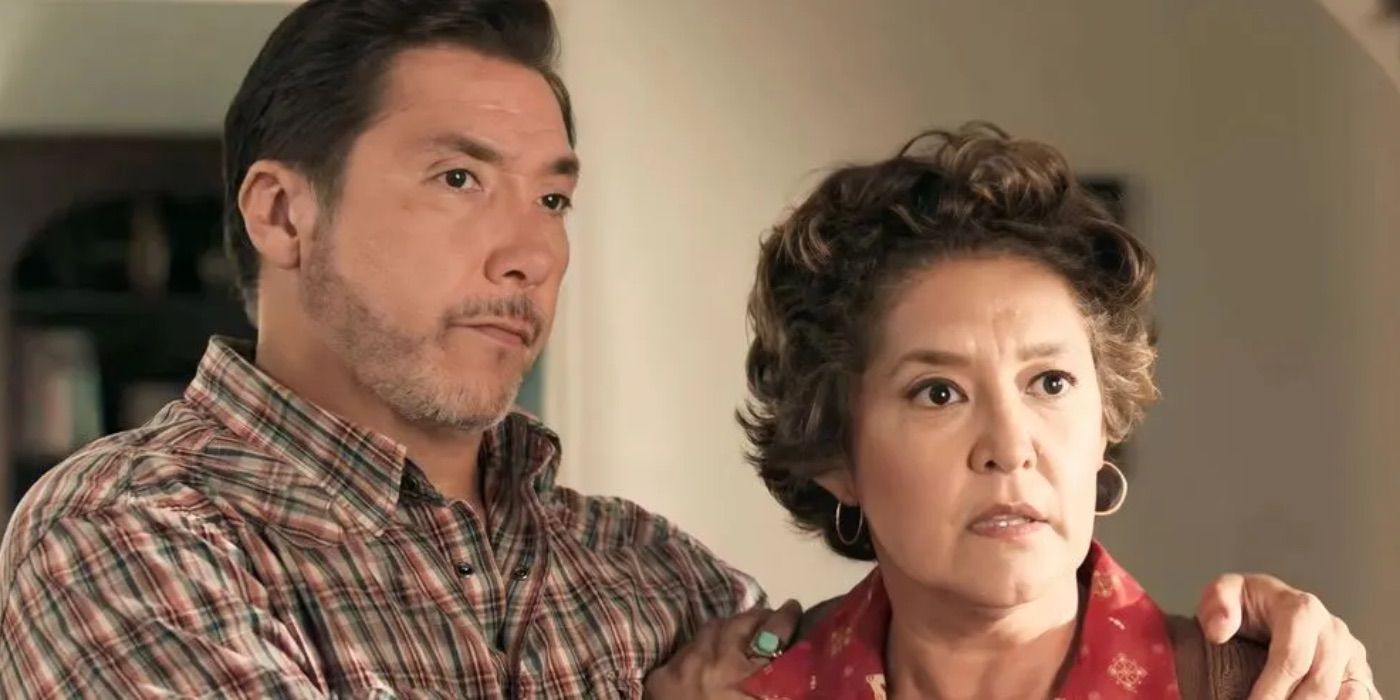 Gabriel and Andrea look on in 911 Lone Star