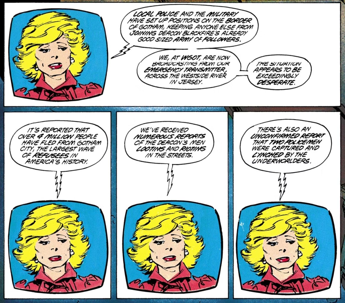 A Gotham TV Reporter Describes Deacon Blackfire&rsquo;s Attack