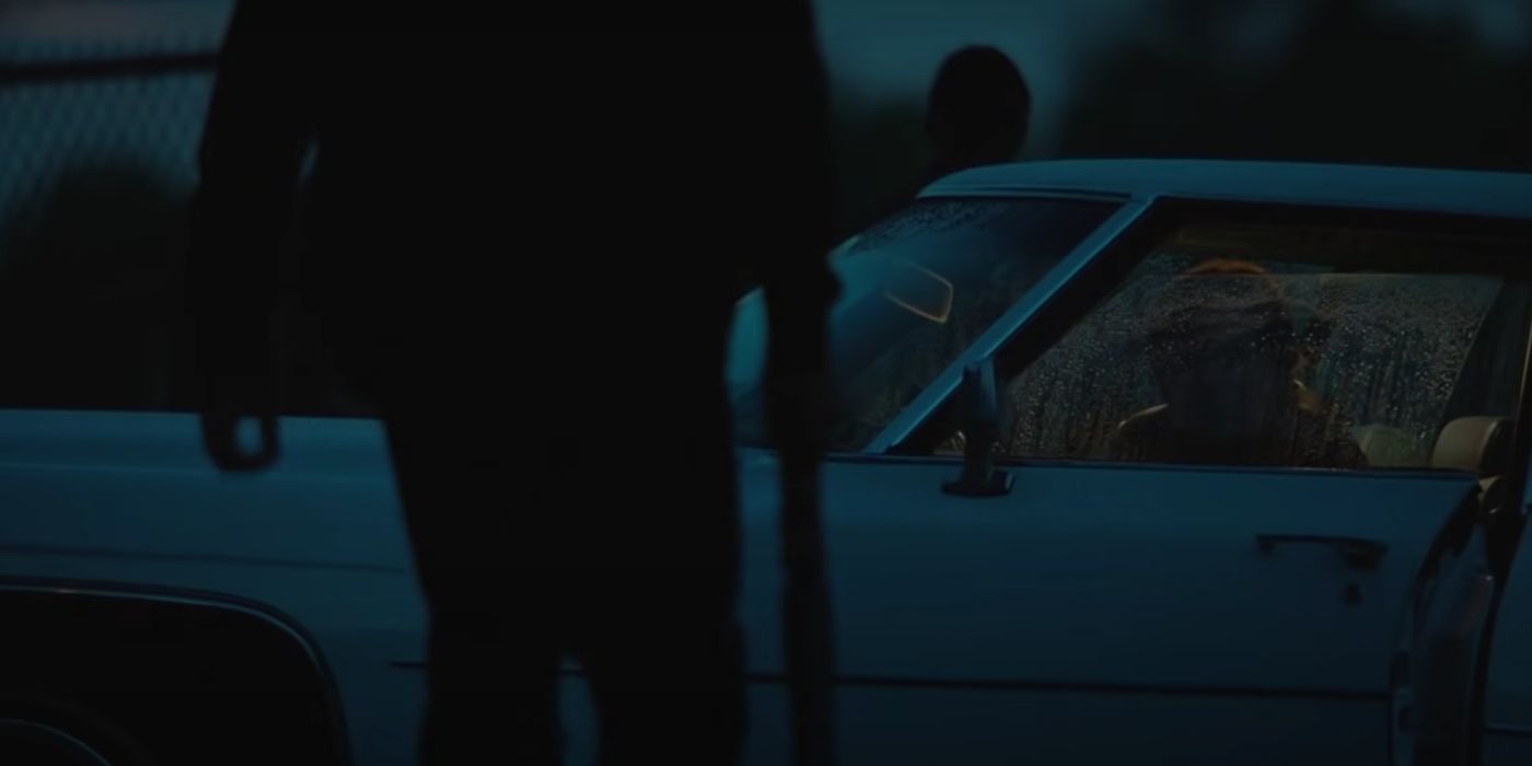 A man attacking Billy Seal&rsquo;s car in American Made