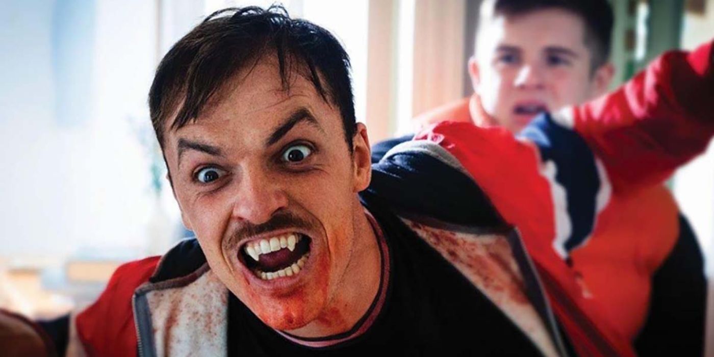 A man turning into a vampire in Let The Wrong One In -1