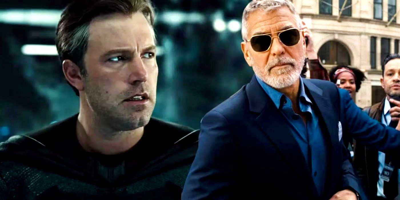 Affleck and Clooney as Batman