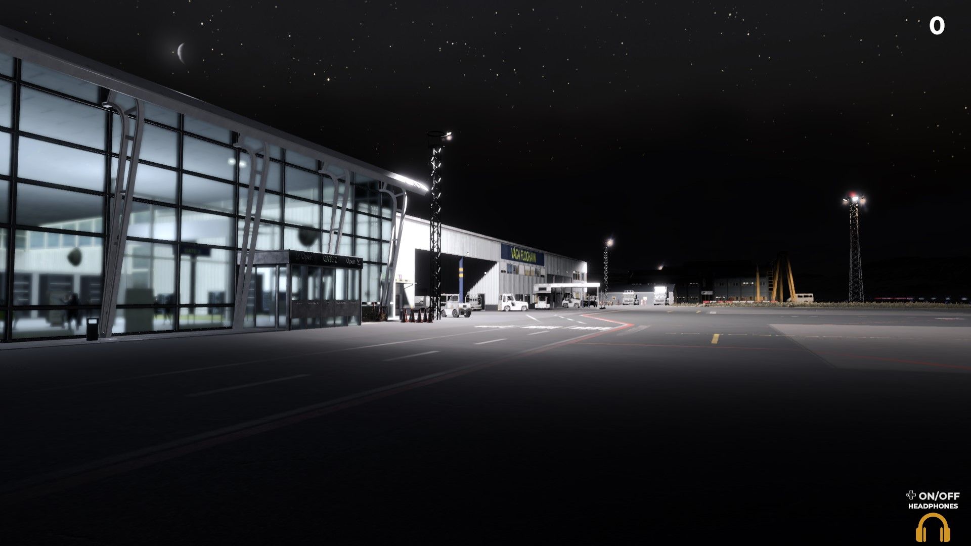 AirportSim Night Airport