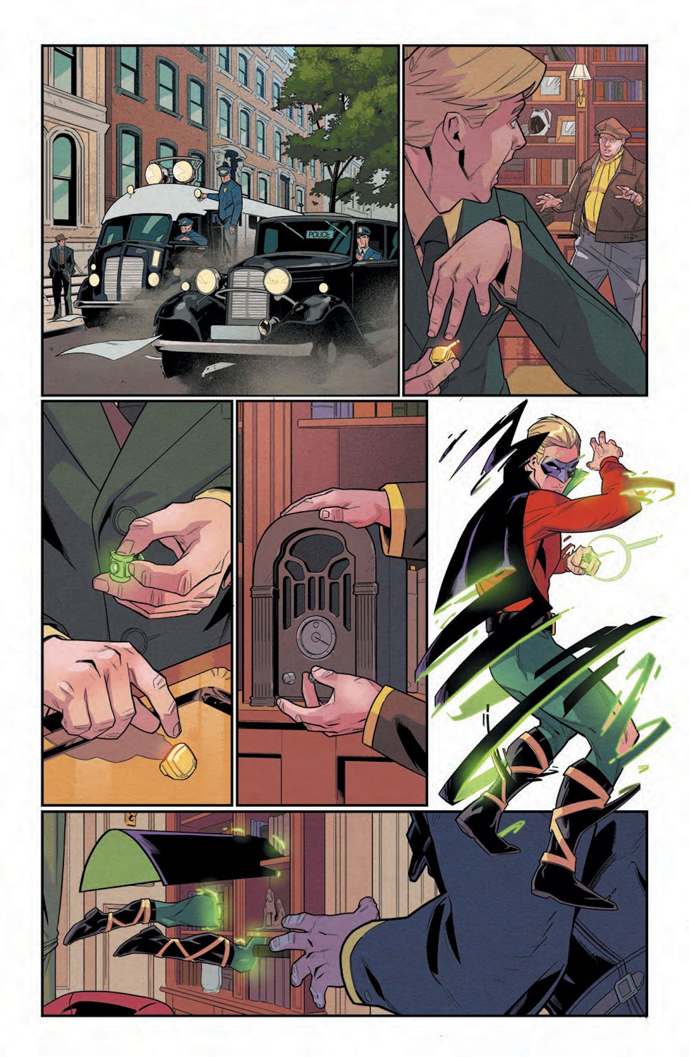 Alan Scott 1 Preview Page Green Lantern Transformation