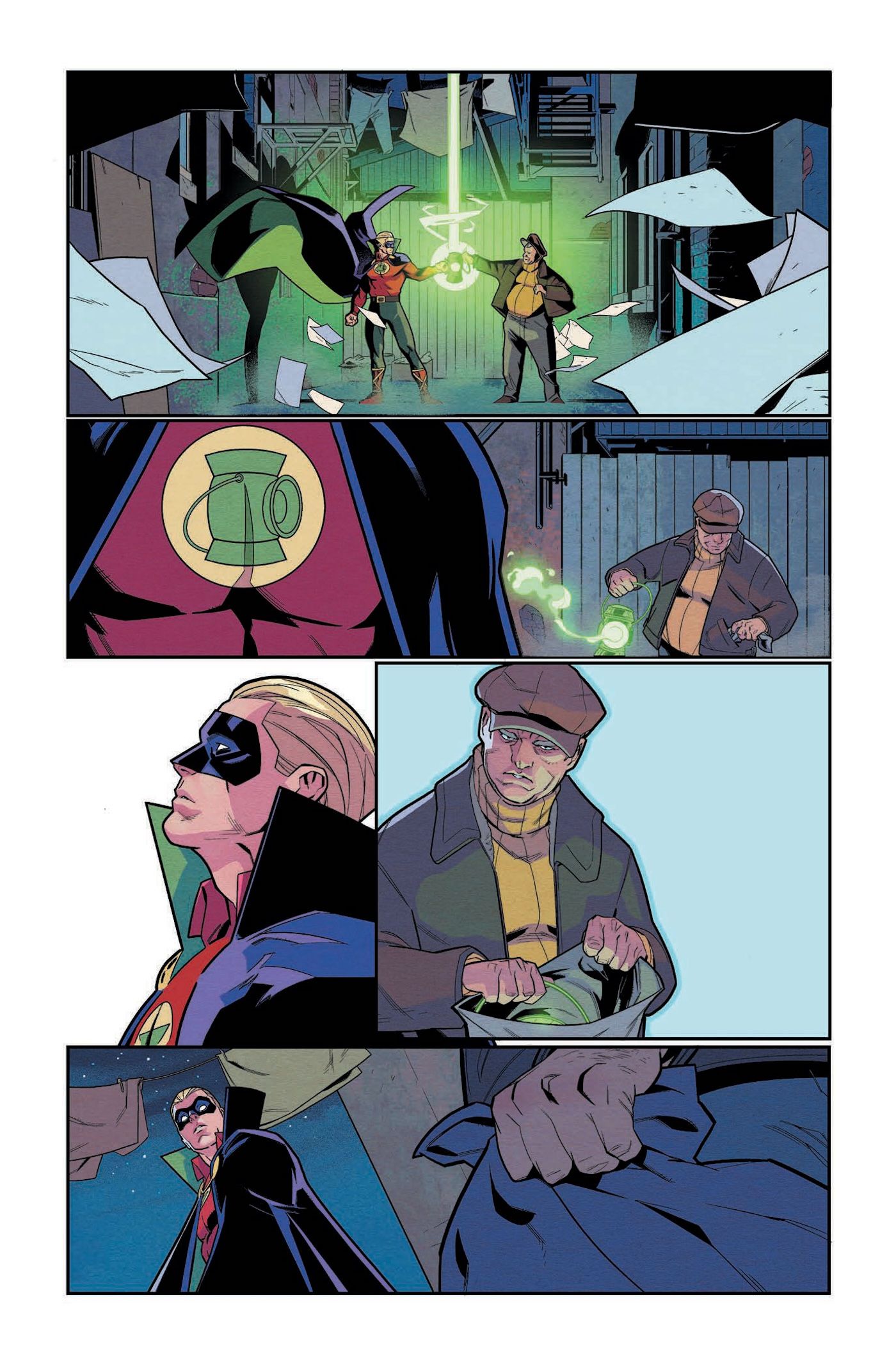 Alan Scott 2 Preview Page with Doiby Dickles