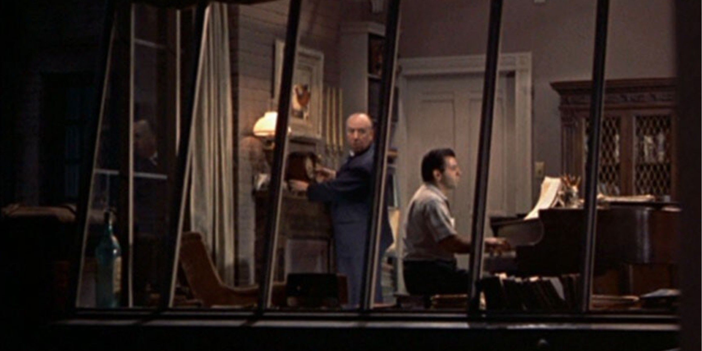 Alfred Hitchcock in Rear Window