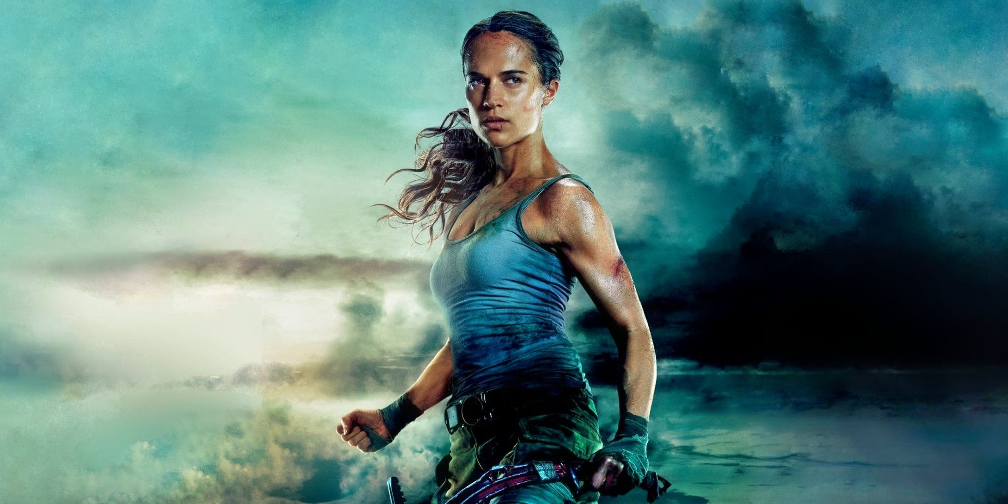 Alicia Vikander as Lara Croft in Tomb Raider