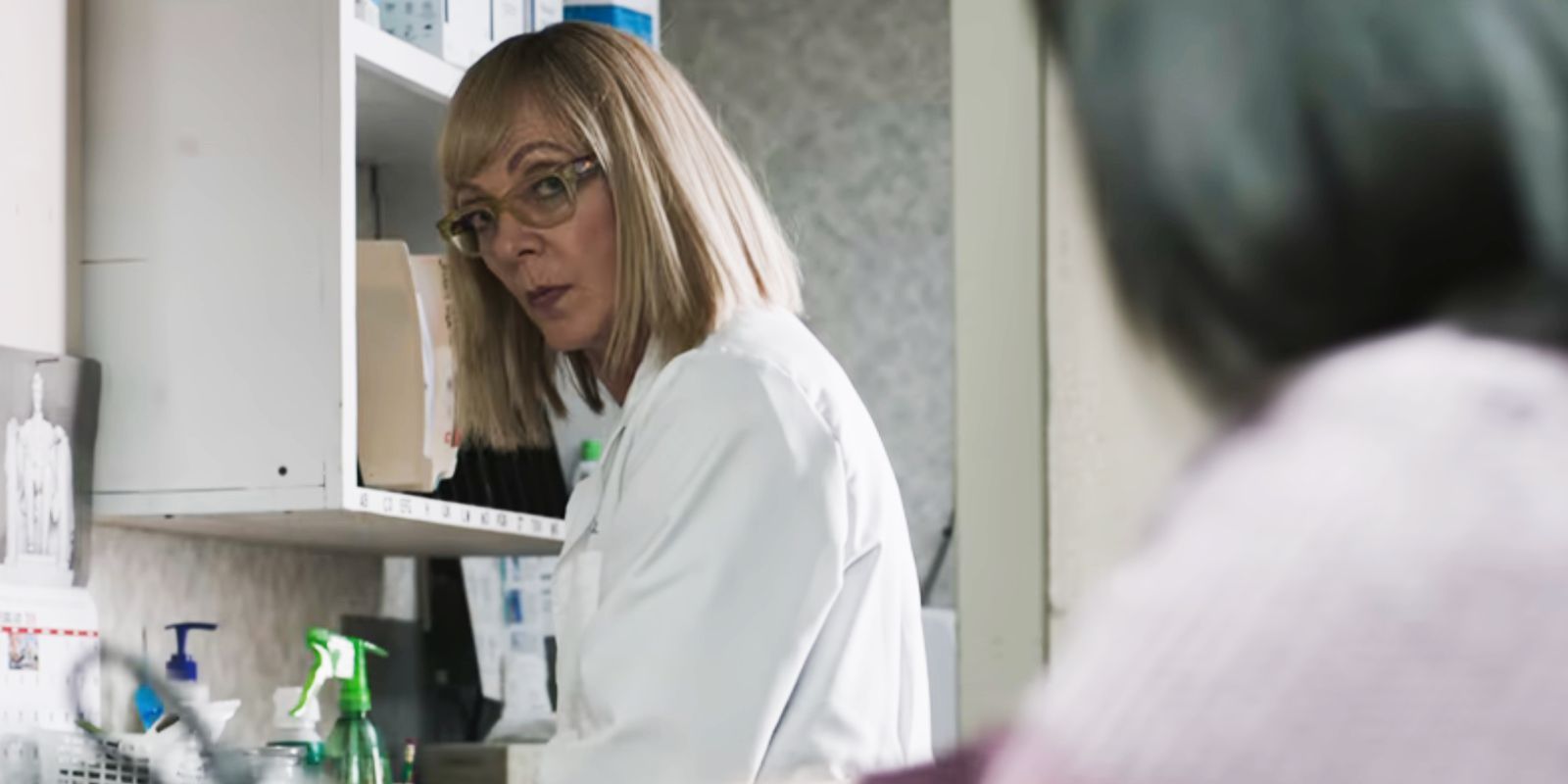 Allison Janney as Doctor Brooks in Ma