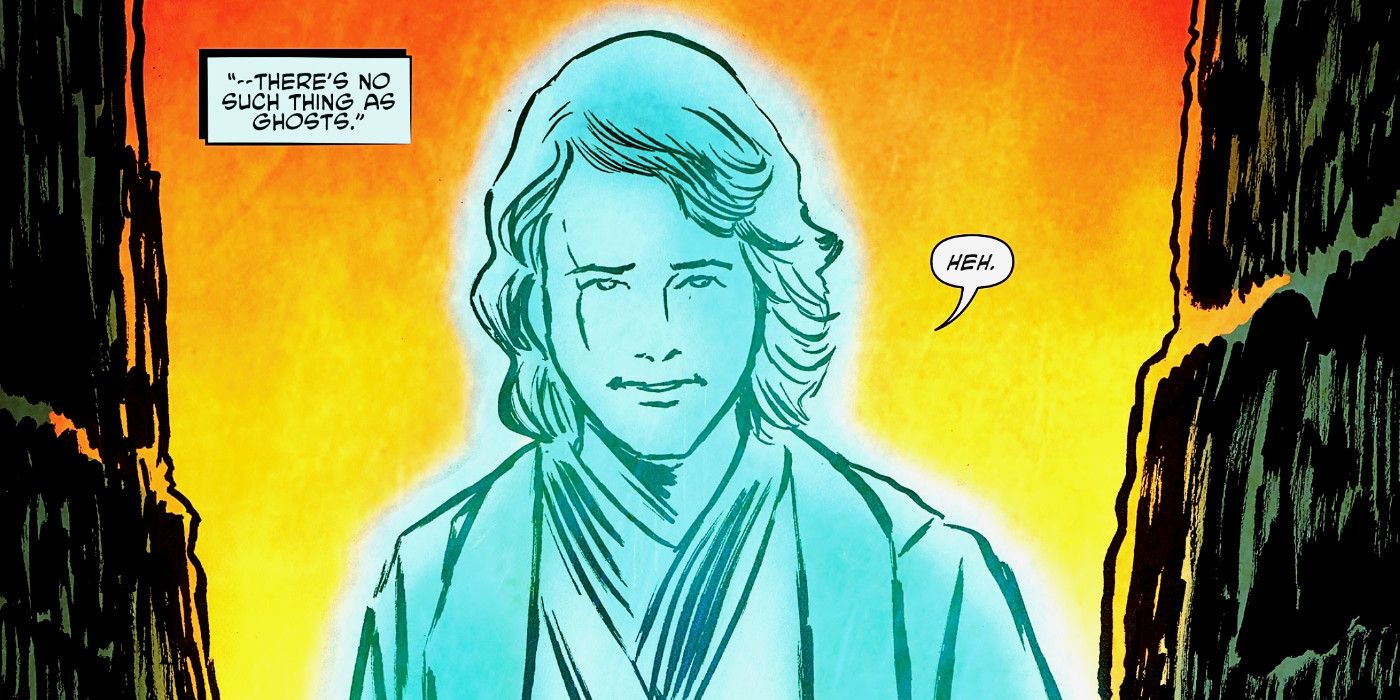 Anakin Skywalker's Force Ghost in Star Wars Adventures Ghosts of Vader's Castle #5