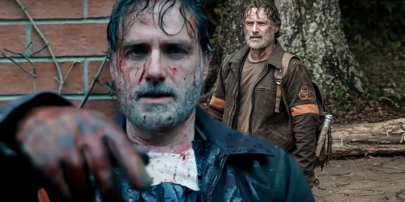 Andrew Lincoln as Rick Grimes in Walking Dead and Ones Who Live