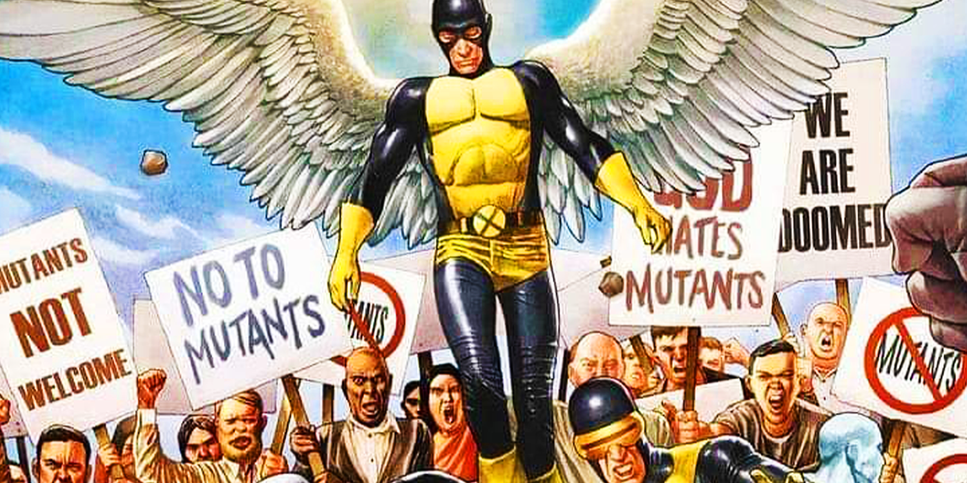 Anti-Mutant protestors in Marvel Comics