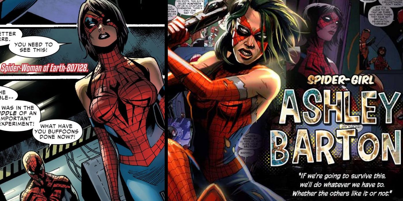 Ashley Barton Spider-Woman and Spider-Girl in Marvel Multiverse
