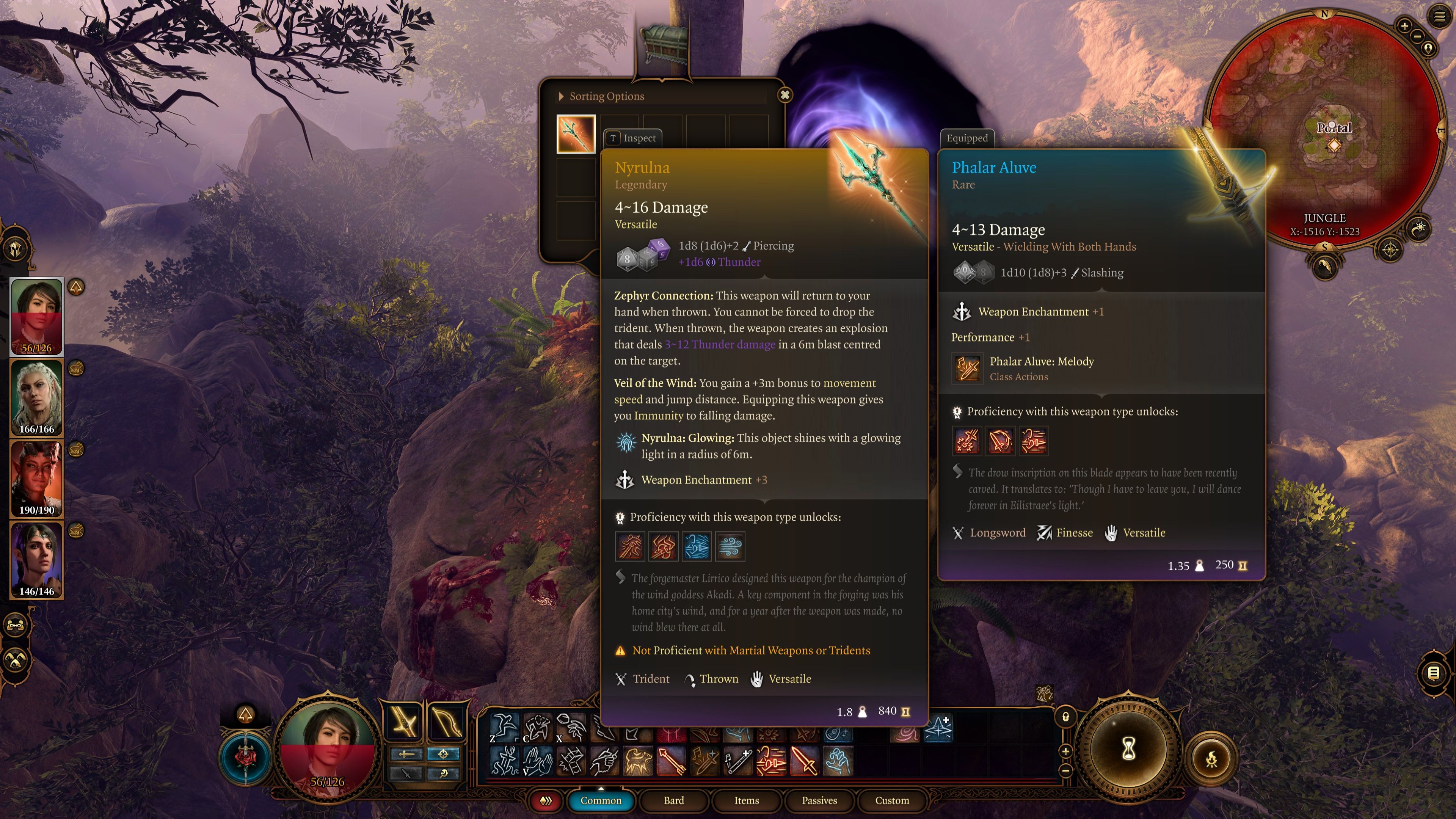Baldur's Gate 3 Player Character Looting Nyrulna In Akabi's Jackpot Jungle