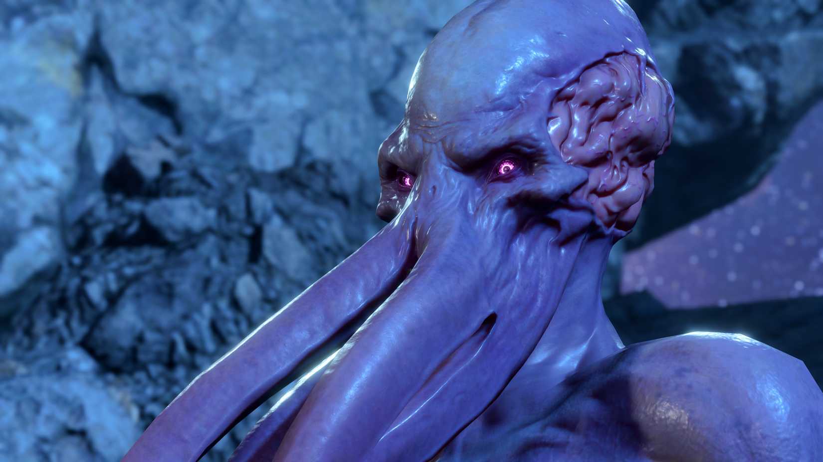 Baldur's Gate 3 The Emperor Speaking To Player Character In Astral Prism