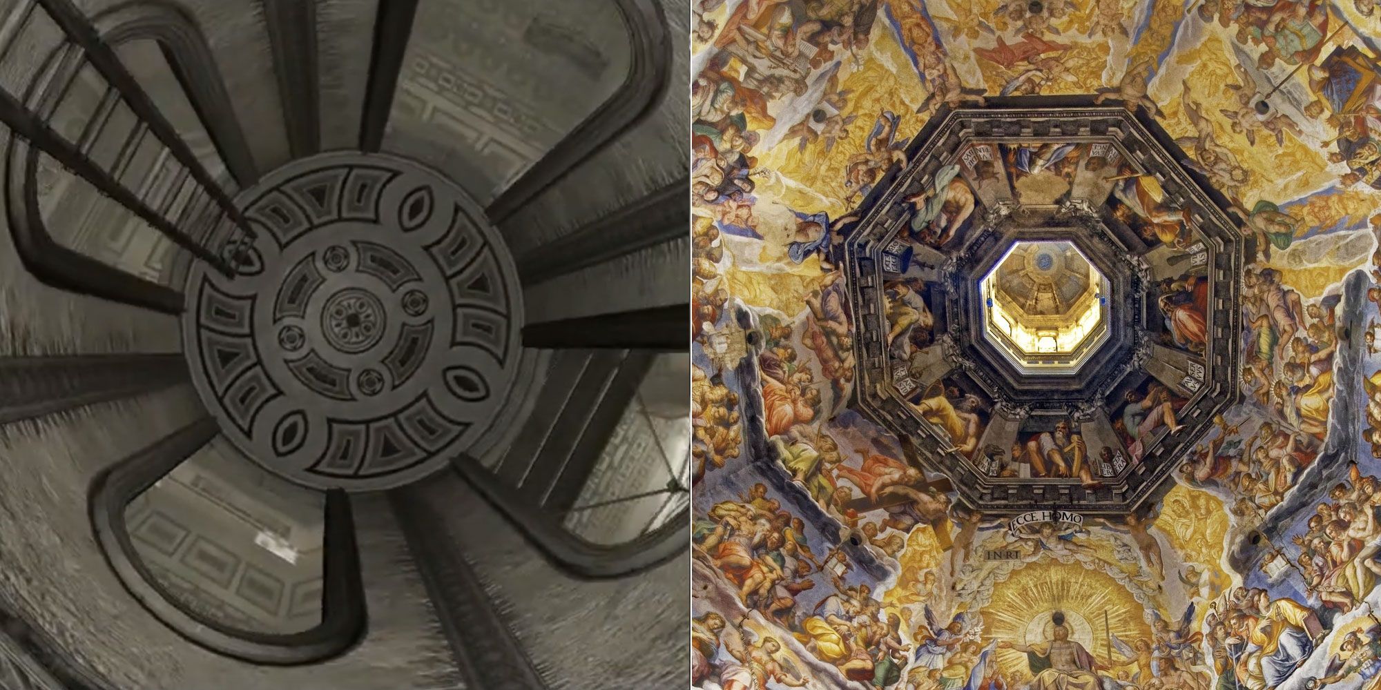 Basilica Santa Maria del Fiore Assassin's Creed vs real-life image