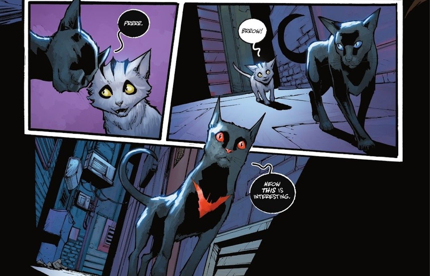 Batman Beyond’s Adorable New Animal Form Makes Him Catwoman’s Perfect Match