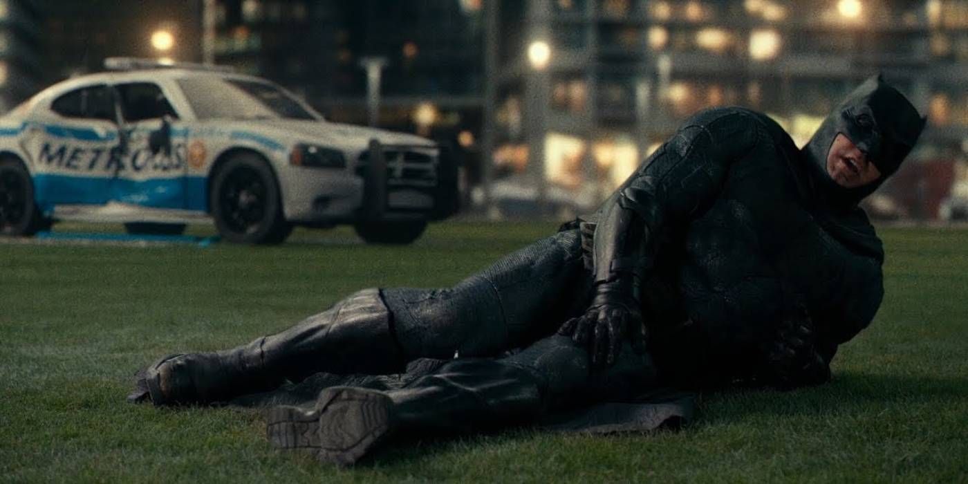Batman in Justice League 2017 scene pic