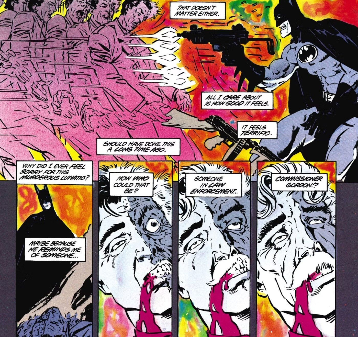 Batman Kills Two-Face and or Commissioner Gordon