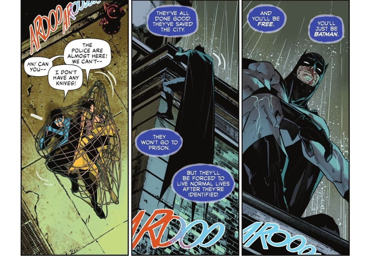 Batman Leaves Bat-Family for Cops DC