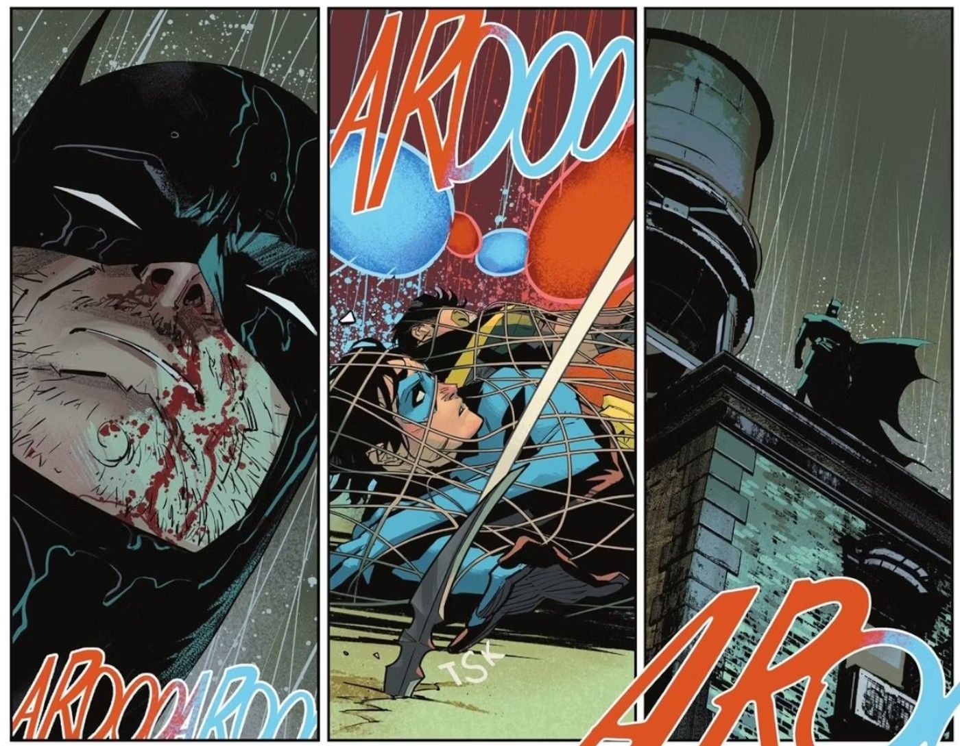 Batman Saves Nightwing and Robin from His Own Trap