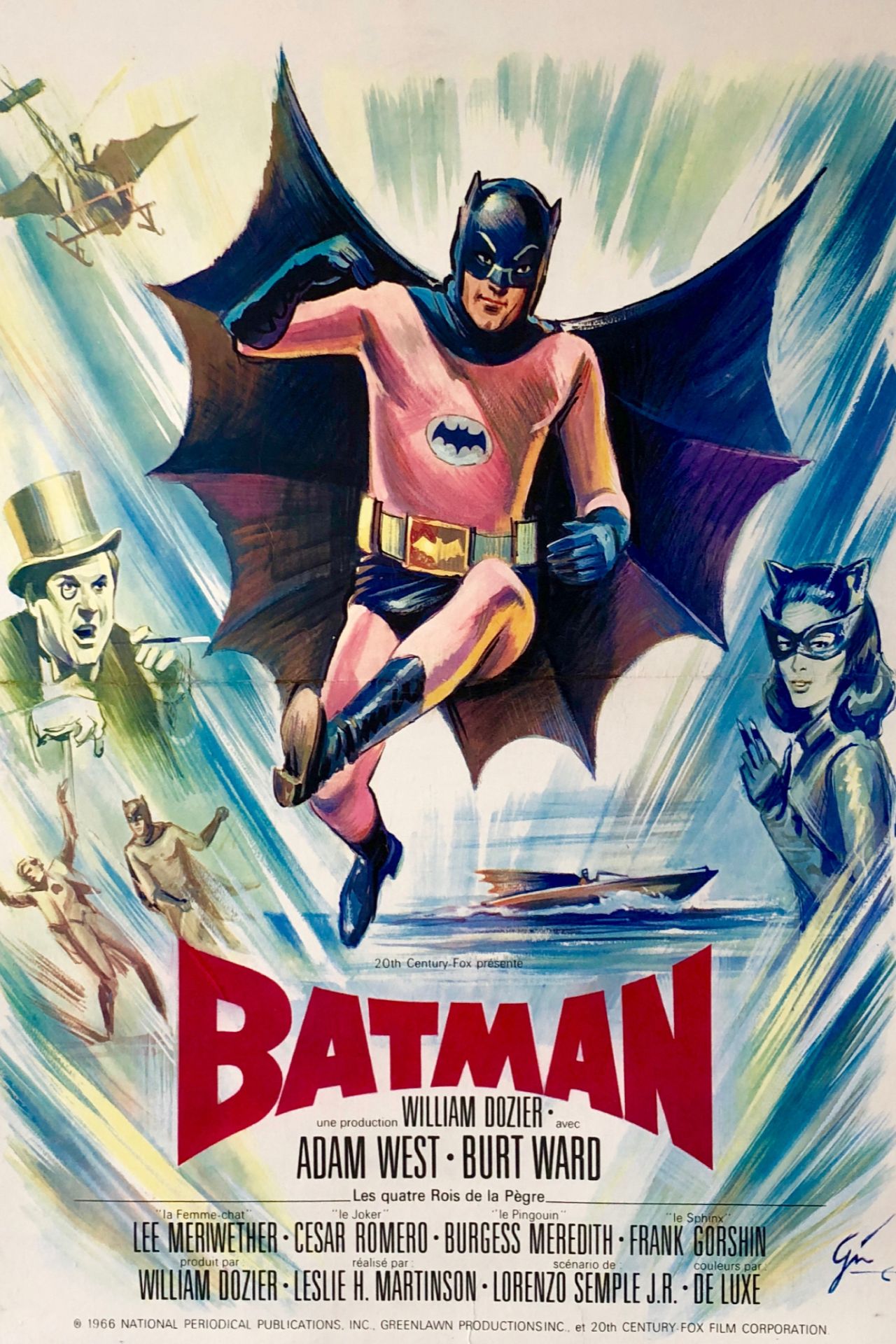 Pôster do filme Batman de 1968